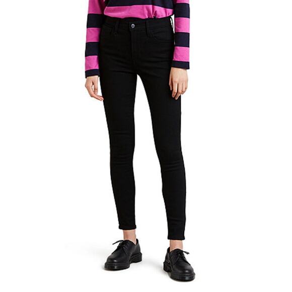 NWT Levi's Women's 720 High Rise Super Skinny Jeans Blackest Night Size 10 - Picture 1 of 8